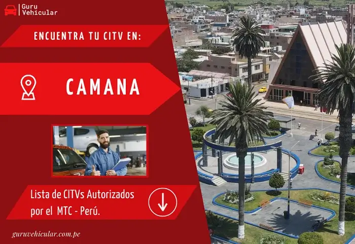 revisión técnica vehicular camaná